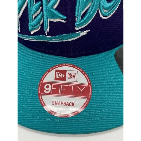 Super Bowl XLVII Snapback Hat Cap Purple Teal NFL New Orleans New Era 9Fifty - Picture 5 of 9